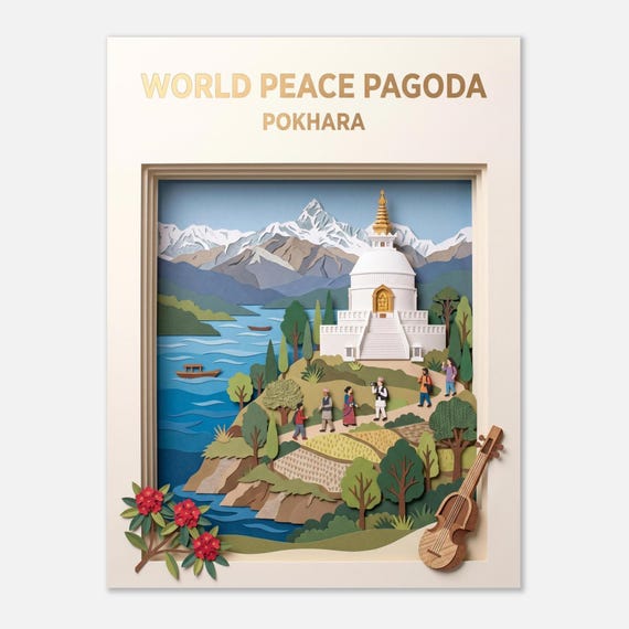 POKHARA – World Peace Pagoda | Posters