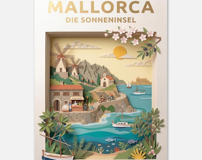 MALLORCA – The Island of Sunshine | Travel Poster