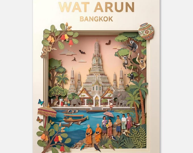 BANGKOK – Wat Arun | Poster