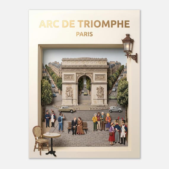 PARIS – Arc de Triomphe | 3d posters