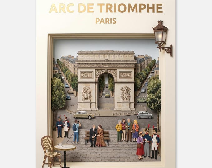 PARIS – Arc de Triomphe | 3d posters