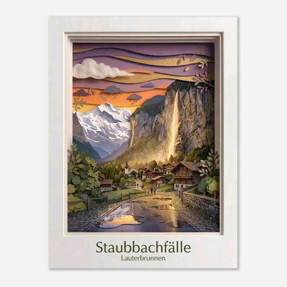 LAUTERBRUNNEN - Staubbachfälle