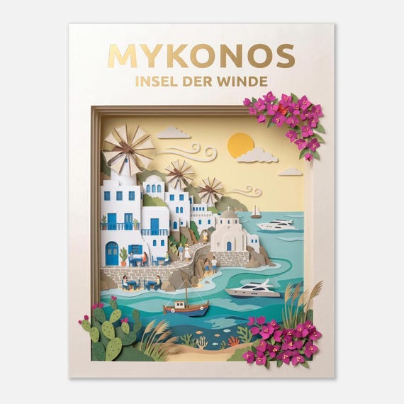 MYKONOS – Island of Winds | Poster