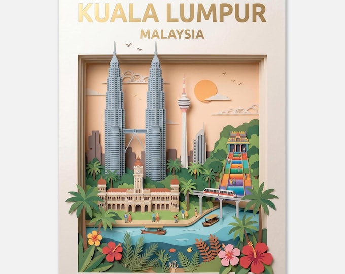KUALA LUMPUR – Malaysia | Travel poster