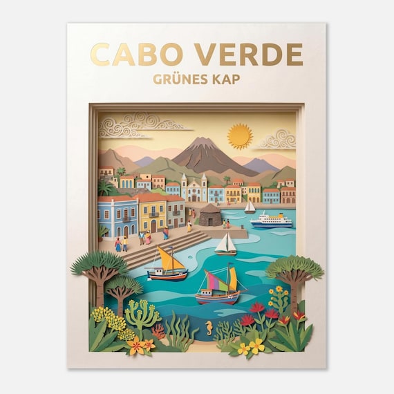 CABO VERDE – Green Cape | Travel Poster
