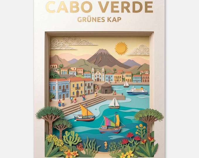 CABO VERDE – Green Cape | Travel Poster
