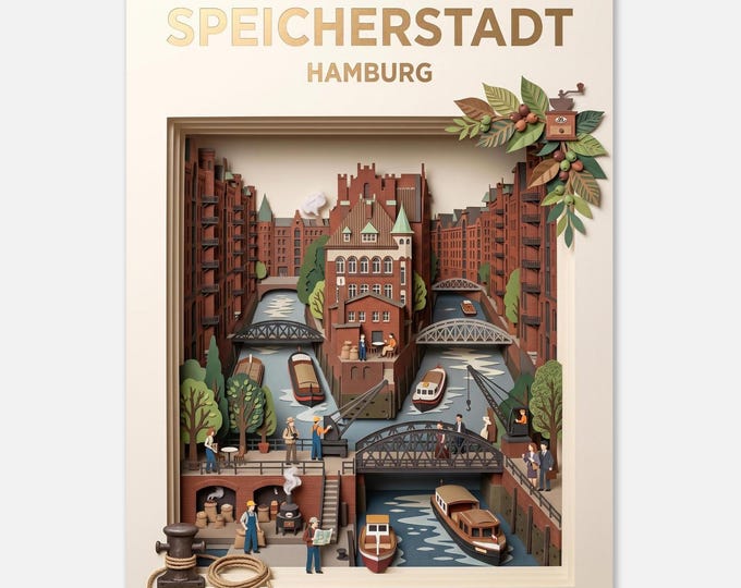 HAMBURG – Speicherstadt | Poster