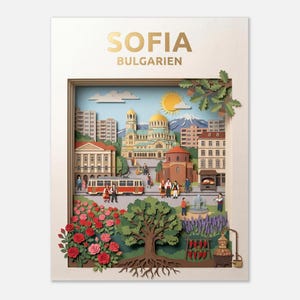 SOFIA – Bulgarien | Reiseposter