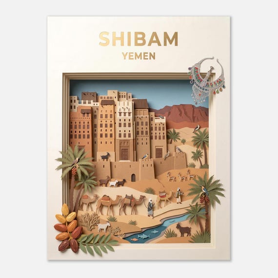 YEMEN – Shibam | Poster