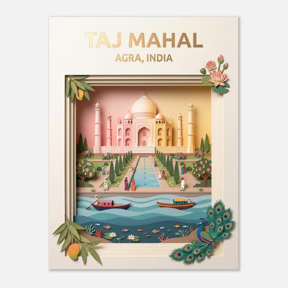 AGRA – Taj Mahal | Poster