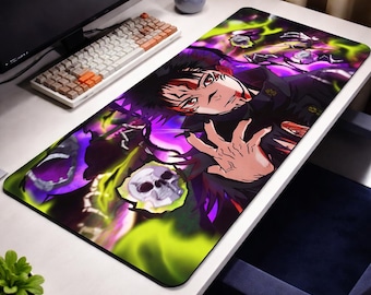 Anime Gaming Mouse Pad, Desk Mat, Non-Slip Keyboard Pad