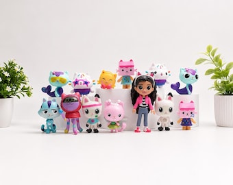Ensemble de 13 figurines Gabby Dollhouse, jouets pour chats, dessins animés, cadeau d'anniversaire pour enfants