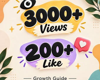 tiktok likes and views Growth Strategy Guide PDF | Organic Content Planning & Creator Insights | Social Media Marketing Resource