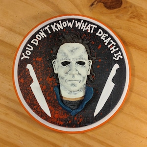 Michael Myers 3D Sculpted Plaque