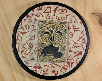 Necronomicon 3D Sculpted Plaque