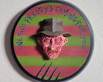 Freddy Krueger 3D Plaque