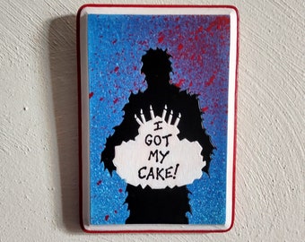 Creepshow Father's Day Hand Painted Silhouette Plaque