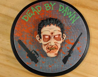 Deadite Ash 3D Sculpted Plaque