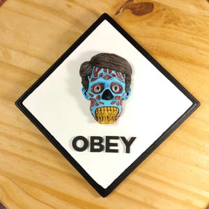 They Live 3D Sculpted Plaque
