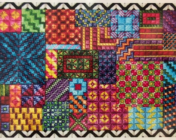 Needle Delights Needlepoint or Plastic Canvas Pattern SAMBA Colorful