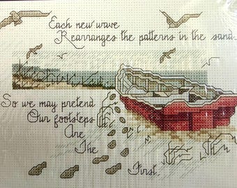 Leisure Arts Cross Stitch Kit EACH NEW WAVE Peaceful and Spiritual Project ~Just Lovely !