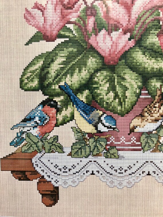 Wichelt Imports Counted Cross Stitch Chart THE BIRD COLLECTOR Heirloom Quality Design Beautiful Ellen Maurer-Stroh