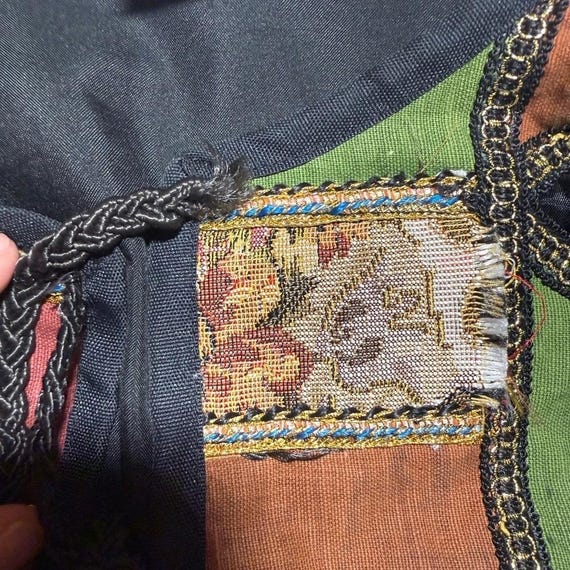 Allure Boho Patchwork Rayon Jacket Top Missy Smal… - image 8