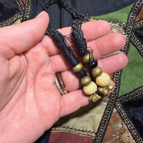 Allure Boho Patchwork Rayon Jacket Top Missy Smal… - image 9