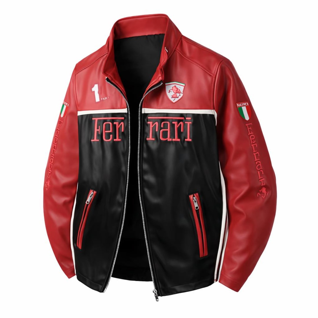 Ferrari Jacket | Ferrari F1 Merch - Etsy