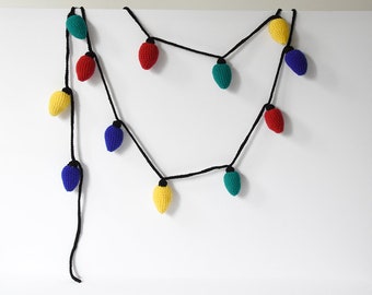 Lamps Crochet Pattern, Garland Crochet Pattern, Lamp Garland Crochet Pattern, Party Decoration Crochet Pattern, Festive Crochet Pattern