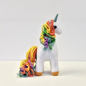 Unicorn Crochet Pattern, Rainbow Unicorn Amigurumi Pattern, Crochet Unicorn Pattern, Amigurumi Tall Unicorn Pattern, Rainbow Horse Pattern