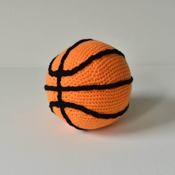 Basketball Crochet Pattern, Sports Amigurumi, Basketball Amigurumi, Crochet Ball, Ball Sports Crochet Pattern, Crochet Basketball, Sports