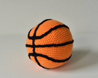 Basketball Crochet Pattern, Sports Amigurumi, Basketball Amigurumi, Crochet Ball, Ball Sports Crochet Pattern, Crochet Basketball, Sports