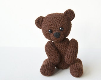 Teddy Bear Crochet Pattern, Bear Toy Pattern, Cute Teddy Bear Amigurumi Pattern, Crochet Teddy Bear Pattern, Crochet Teddy Amigurumi Pattern