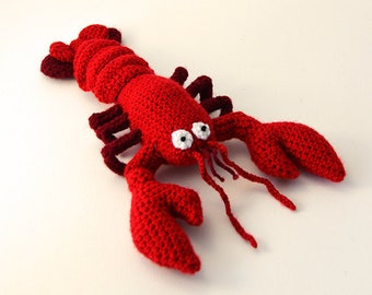 Lobster Crochet Pattern, Lobster Amigurumi Pattern, Crochet Lobster Amigurumi Pattern, Crochet Lobster Pattern, Animal Amigurumi