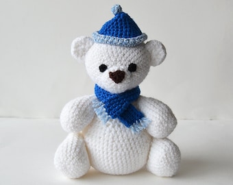Polar Bear Crochet Pattern, Bear Amigurumi Pattern, Crochet Polar Bear Pattern, Crochet Bear Amigurumi Pattern