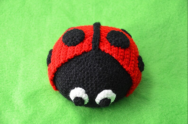 Marienkäfer Häkelanleitung, Amigurumi Marienkäfer Anleitung, Marienkäfer Amigurumi Anleitung, Insekten Häkelanleitung, Amigurumi Insekt Anleitung Bild 1