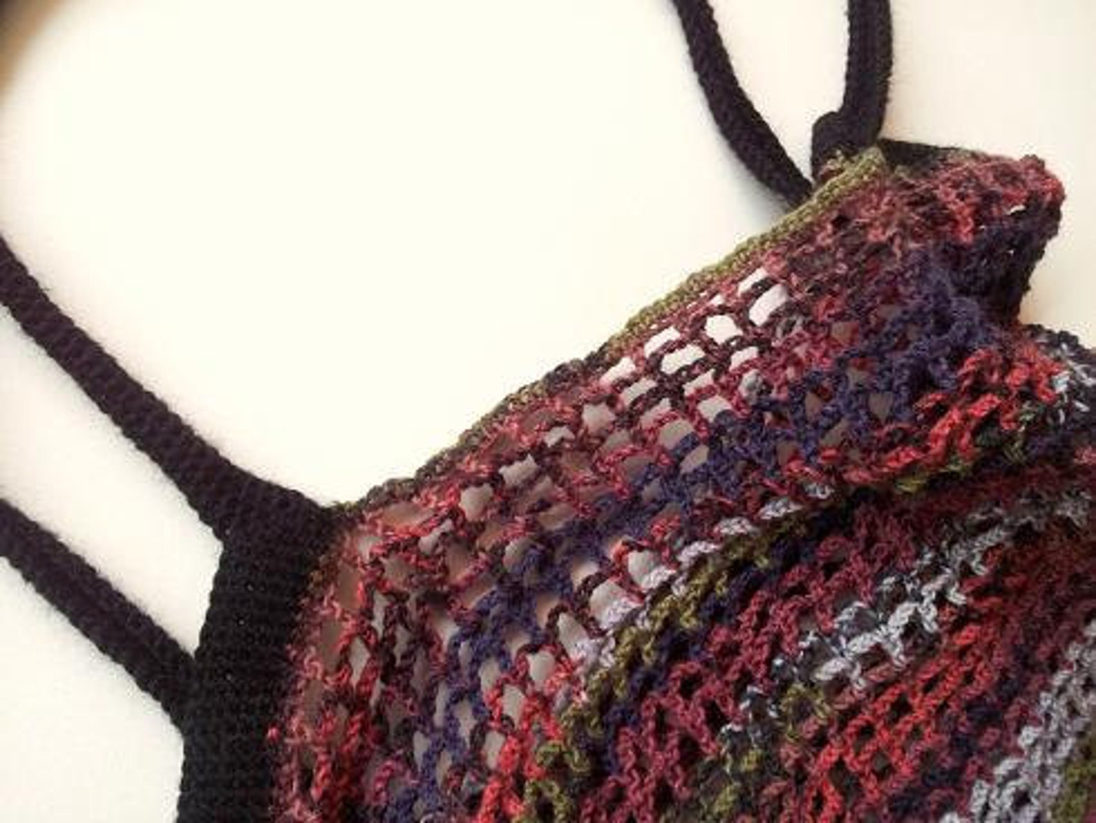 Grocery Bag Crochet Pattern Tote Bag Crochet Pattern Stretch - Etsy