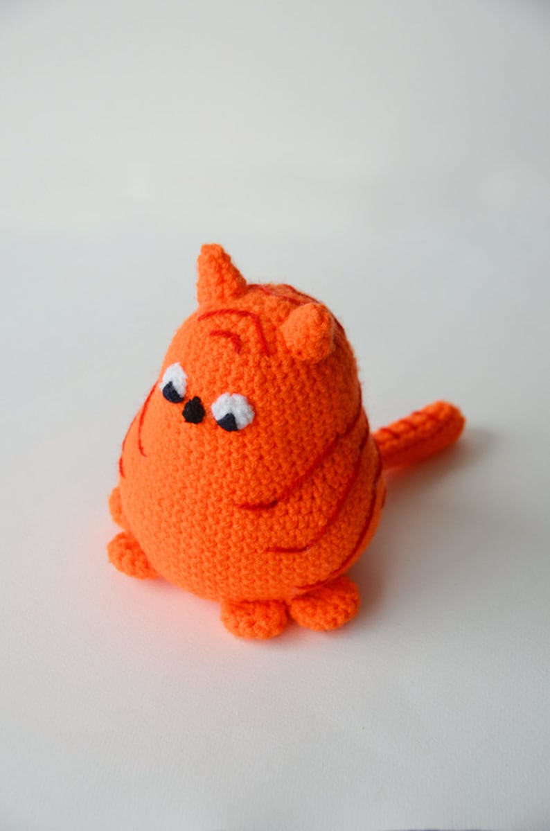 Little Fat Cat Crochet Pattern Cat Amigurumi Pattern - Etsy