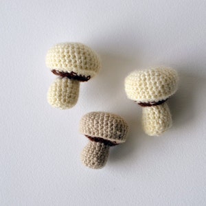 Mushroom Crochet Pattern, Amigurumi Mushroom Pattern, Food Crochet Pattern, Food Amigurumi, Mushroom Amigurumi Crochet Pattern, Toy Food image 1