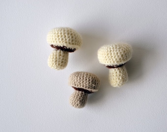 Mushroom Crochet Pattern, Amigurumi Mushroom Pattern, Food Crochet Pattern, Food Amigurumi, Mushroom Amigurumi Crochet Pattern, Toy Food
