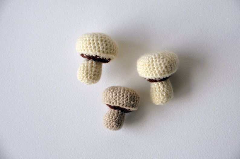 Mushroom Crochet Pattern, Amigurumi Mushroom Pattern, Food Crochet Pattern, Food Amigurumi, Mushroom Amigurumi Crochet Pattern, Toy Food image 1