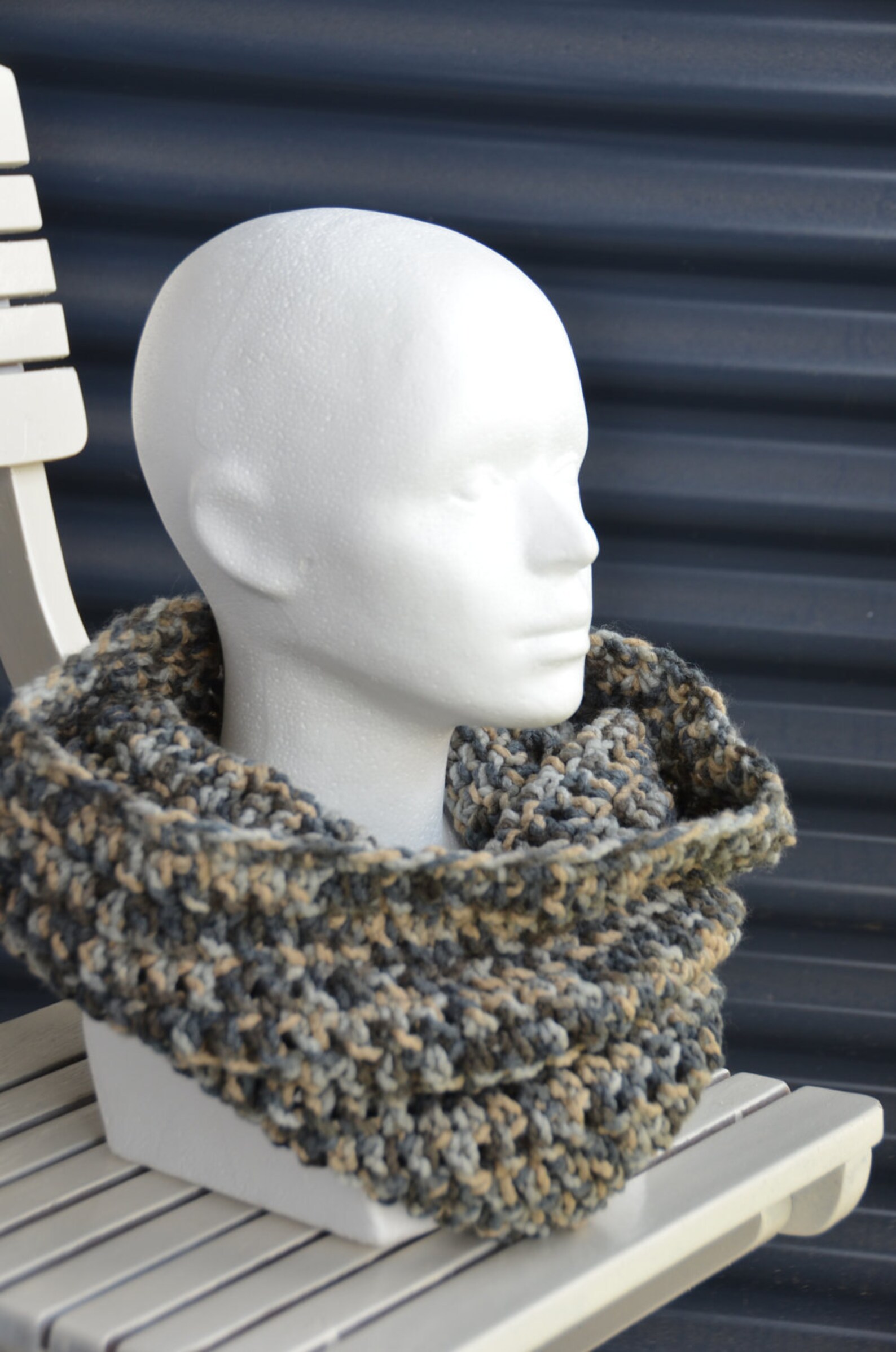 Chunky Hooded Cowl Crochet Pattern - Cowl Scarf Crochet Pattern - DIY ...