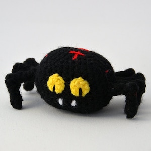 Vampire Spider Crochet Pattern, Amigurumi Spider Pattern, Halloween Crochet Pattern, Amigurumi Halloween Pattern, Halloween Amigurumi