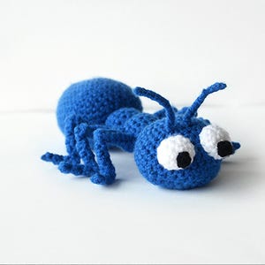 Padrão de crochê de formiga amigurumi, brinquedo de inseto (download digital) imagem 4
