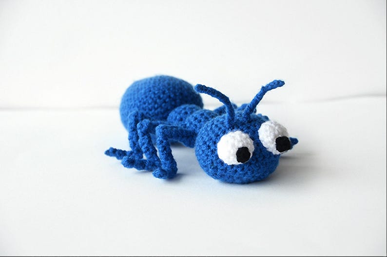 Padrão de crochê de formiga amigurumi, brinquedo de inseto (download digital) imagem 4