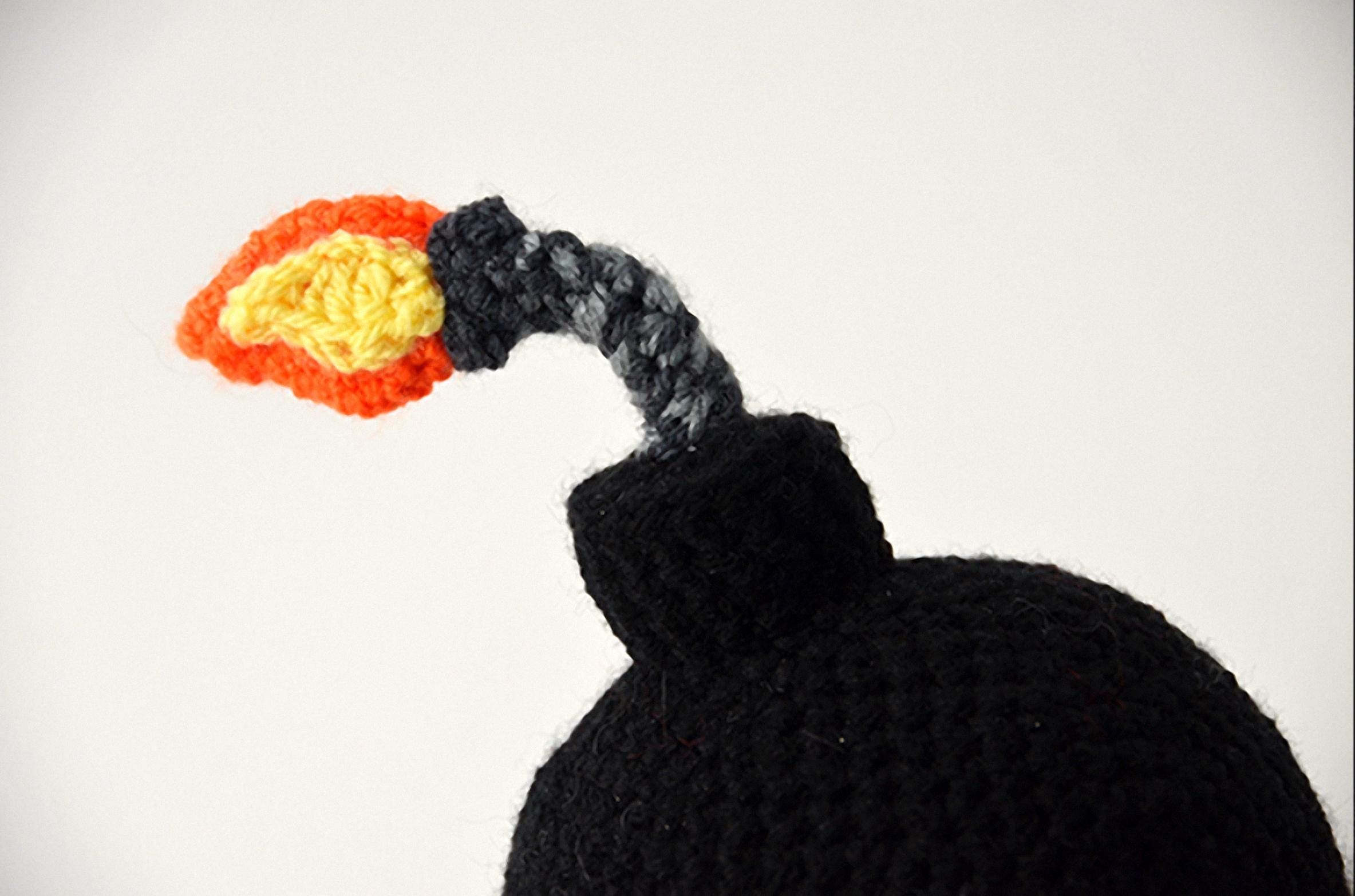 Crochet Bomb Pattern Bomb Crochet Pattern, Prank Bomb Amigurumi, Prank Crochet Pattern ...