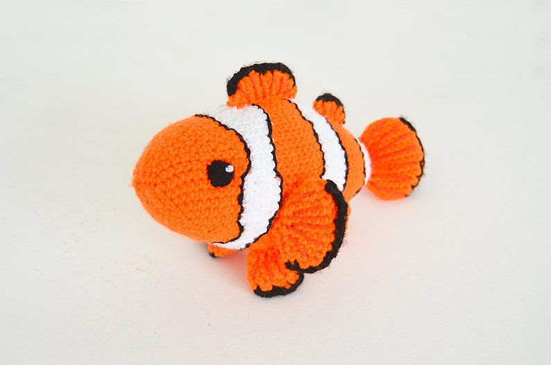 Clownfish Crochet Pattern, Clownfish Amigurumi, Tropical Fish Crochet Pattern, Tropical Fish Amigurumi Pattern, Clown Fish Crochet Pattern image 2