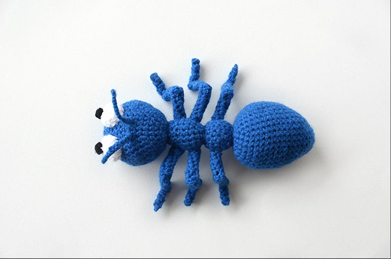 Padrão de crochê de formiga amigurumi, brinquedo de inseto (download digital) imagem 2