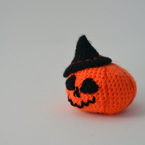 Halloween Pumpkin Crochet Pattern, Halloween Pumpkin Amigurumi, Halloween Crochet Pattern, Halloween Jack O Lantern Crochet Pattern image 4